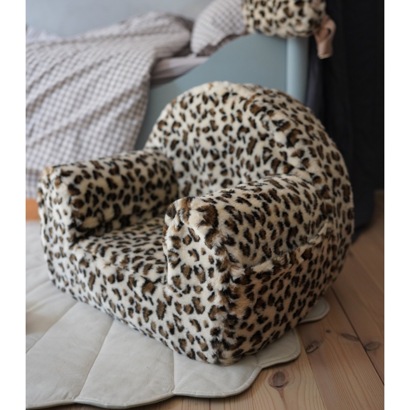 Toddler Boucle Chair – Leopard