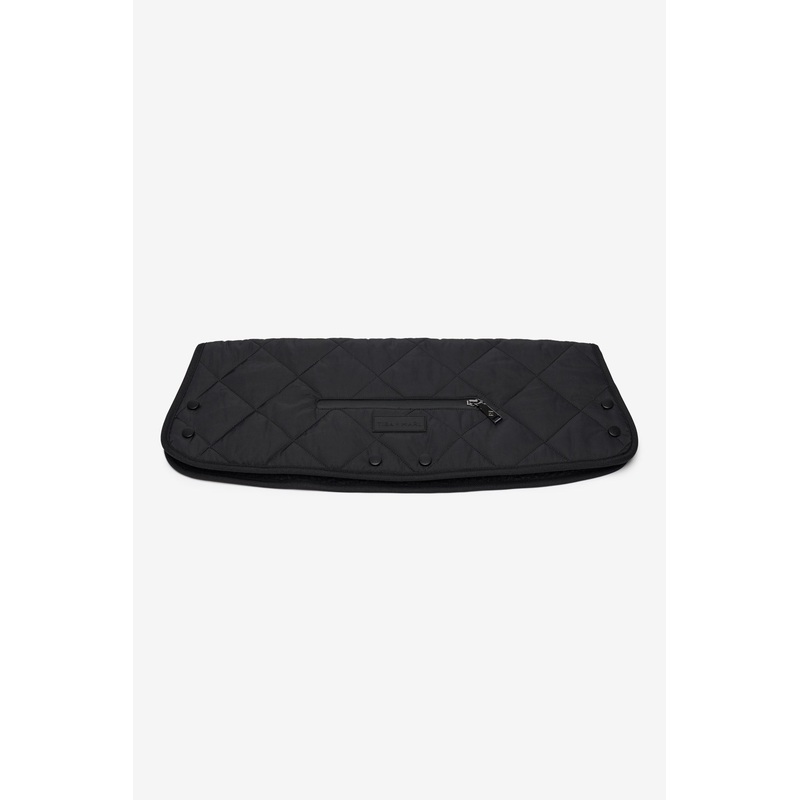 Universal Buggy Handmuff Black Quilted