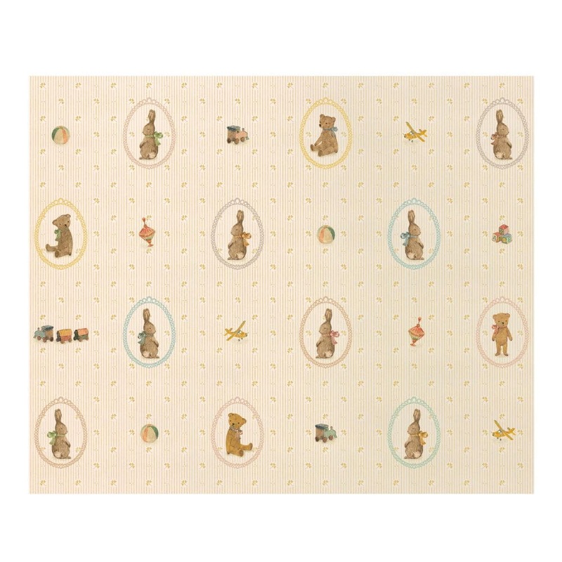 Maileg Gift Wrap Bunnies And Teddies 10m