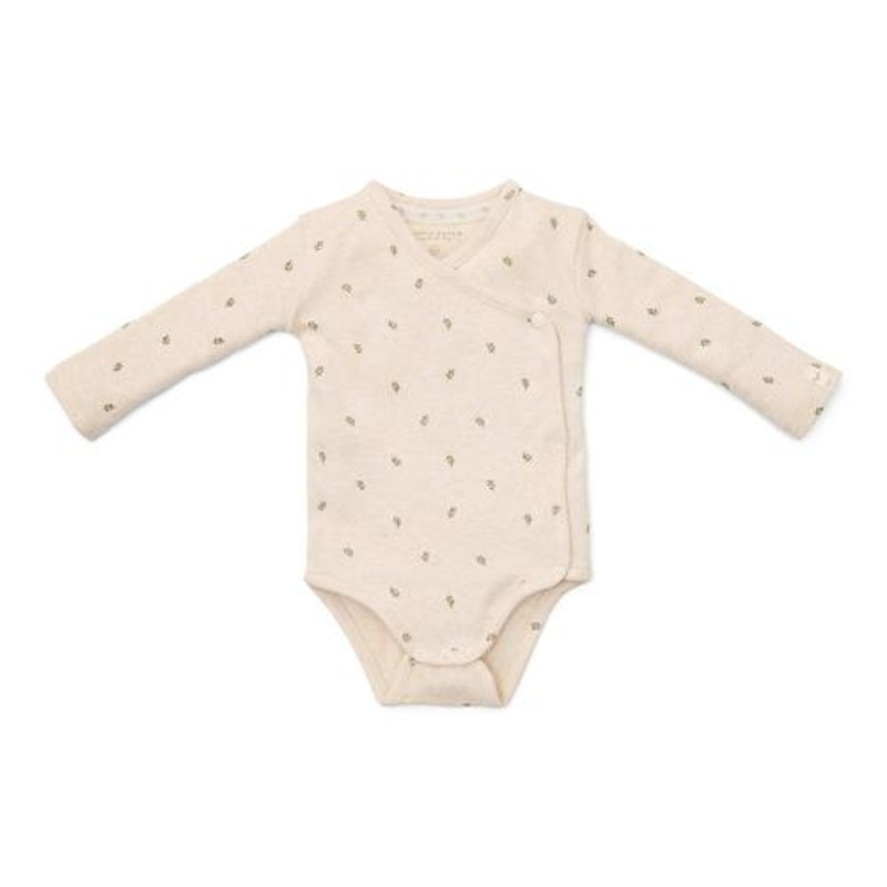 Romper overslag lange mouw – Zand – Little Farm