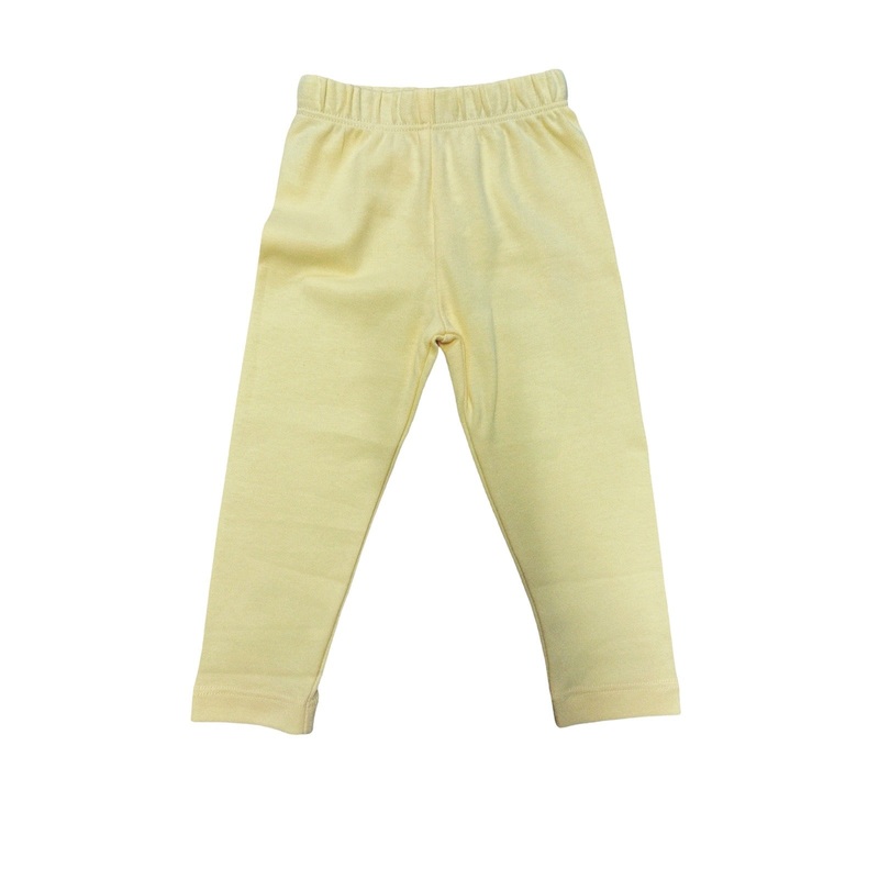 Leggings, Interlock Cotton Butter Yellow