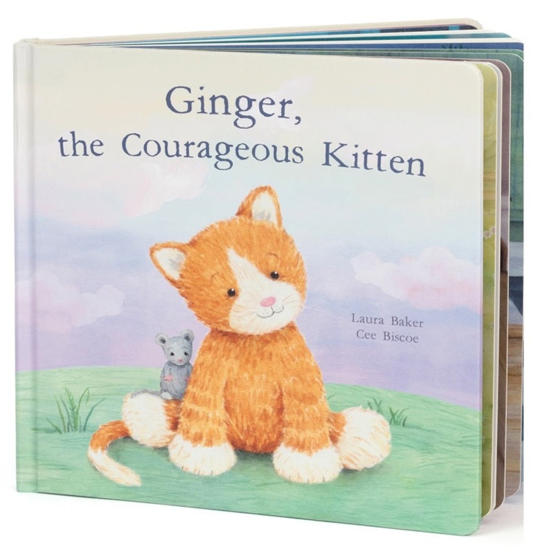 Ginger, the Courageous Kitten Book