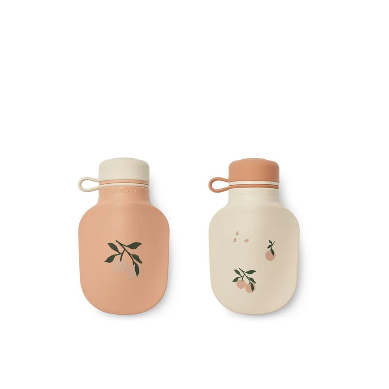 Lizzie Smoothie Bottle, 2-Pack – Peach/ Sea Shell