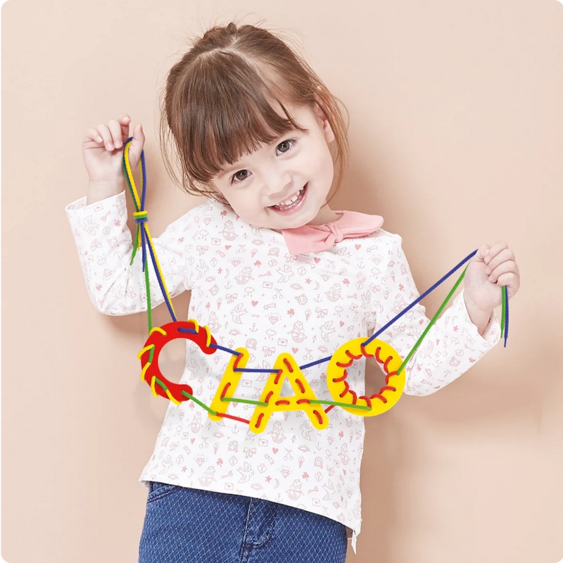 Play Montessori Lacing ABC+123