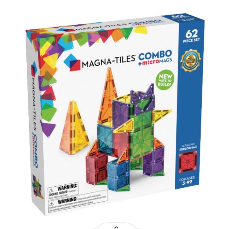 Magna-Tiles Combo 62 Piece Set