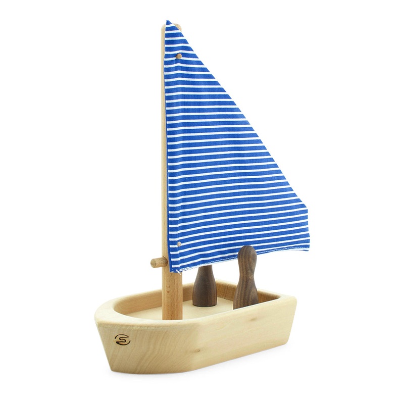 Toy Wooden Boat With Passengers – Hobie