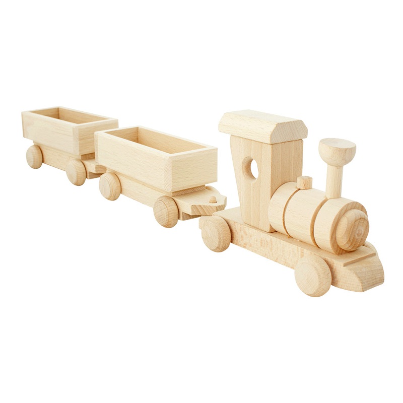 Wooden Toy Cargo Train Set – Pearl