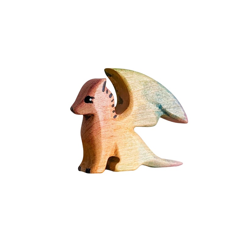 Small Wooden Dragon – Rainbow
