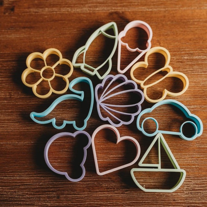 Assorted Coloured Eco Cutters – Set Of 10