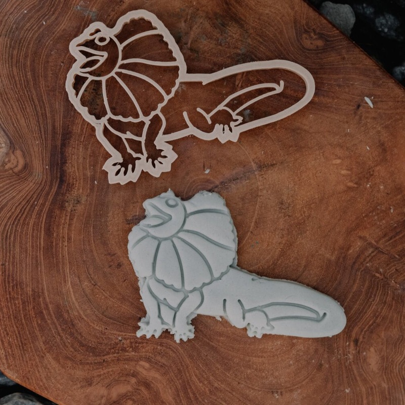 Frilled Neck Lizard Eco Cutter