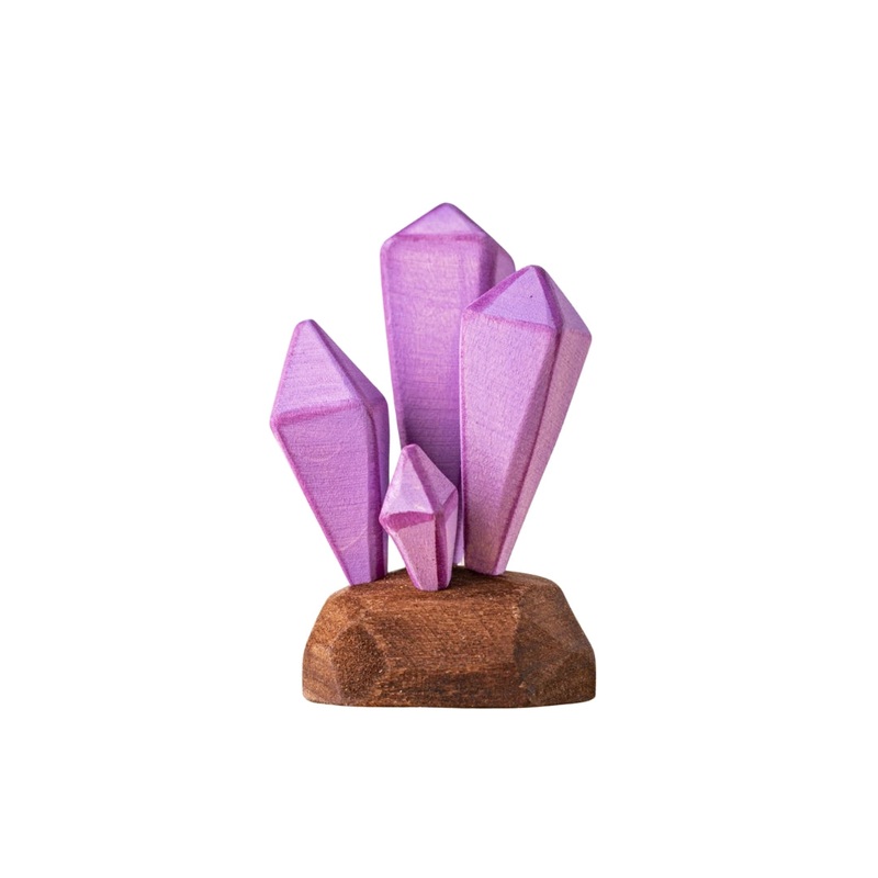 Wooden Crystal – Purple