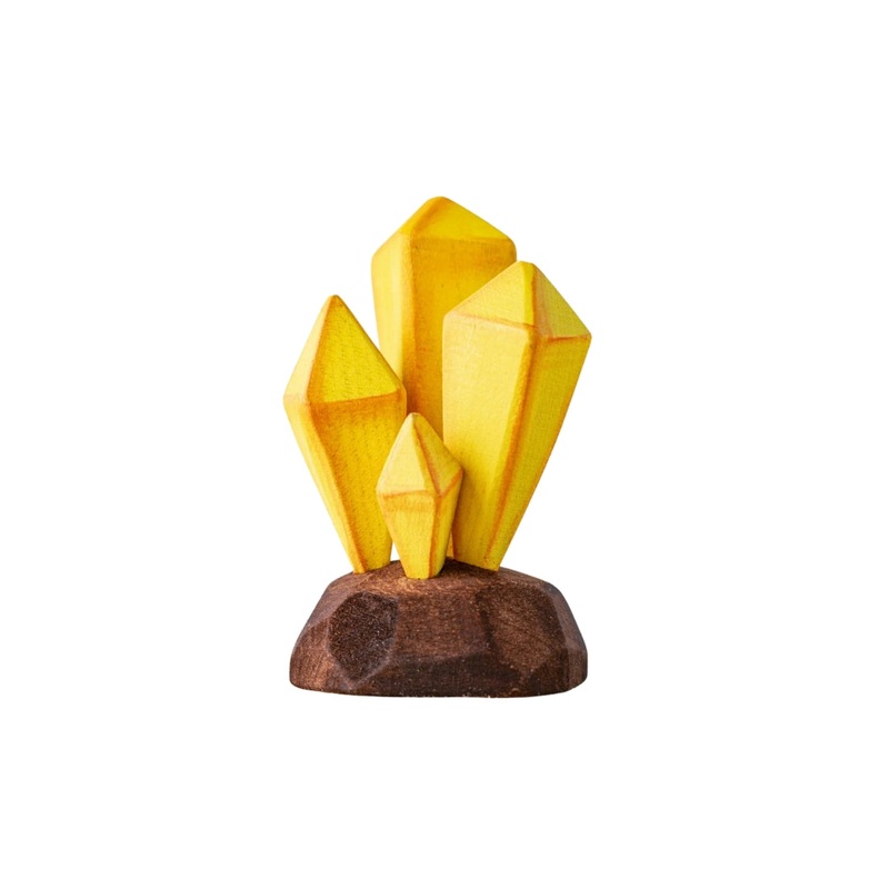 Wooden Crystal – Yellow