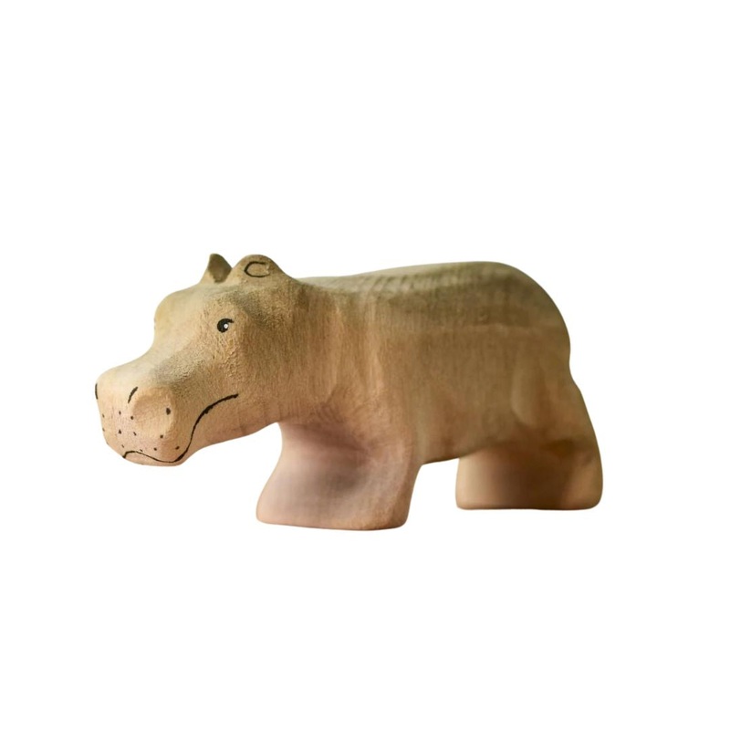 Wooden Hippopotamus – Baby