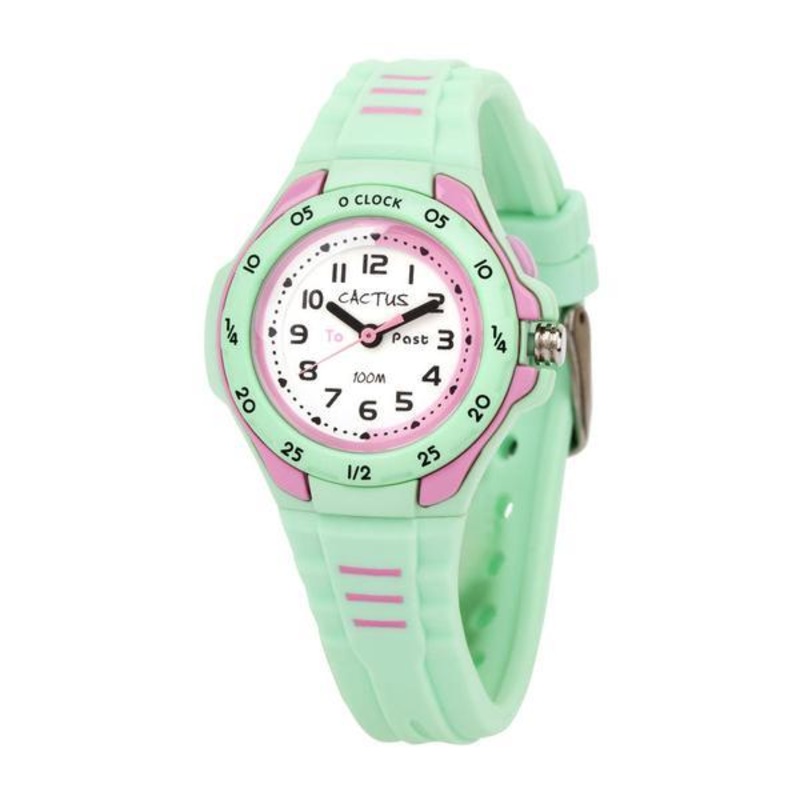 Cactus Mentor Time Teacher Watch – Mint