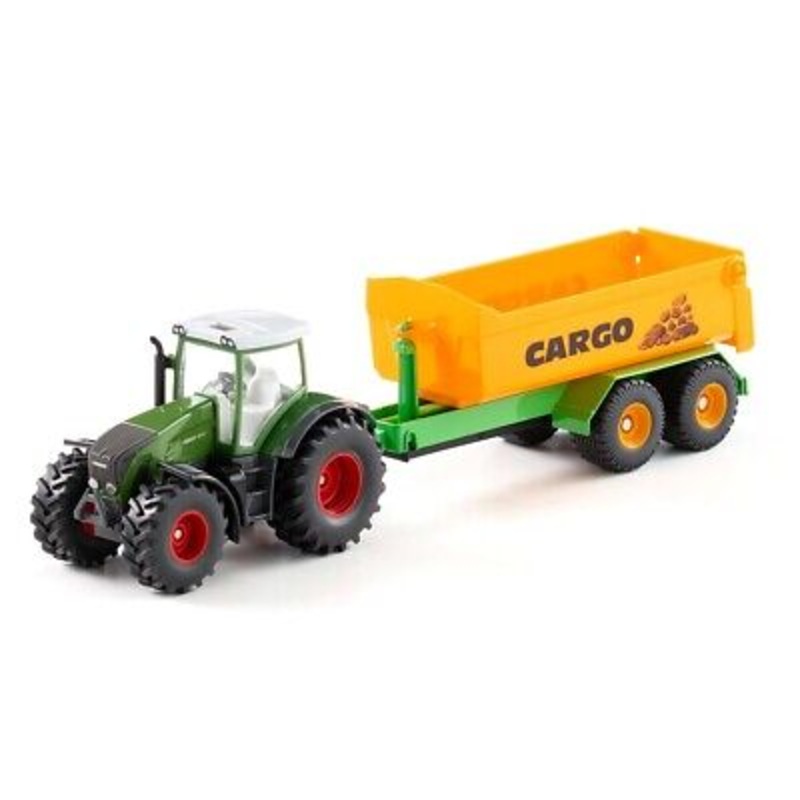 Siku 1:50 Fendt with Hook Lift Trailer and Carriage