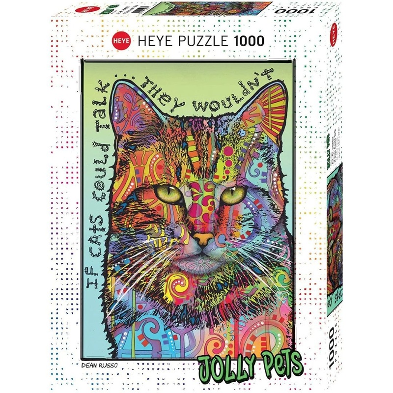 Heye: Jolly Pets – If Cat Could Talk 1000pc puzzle (Dean Russo)