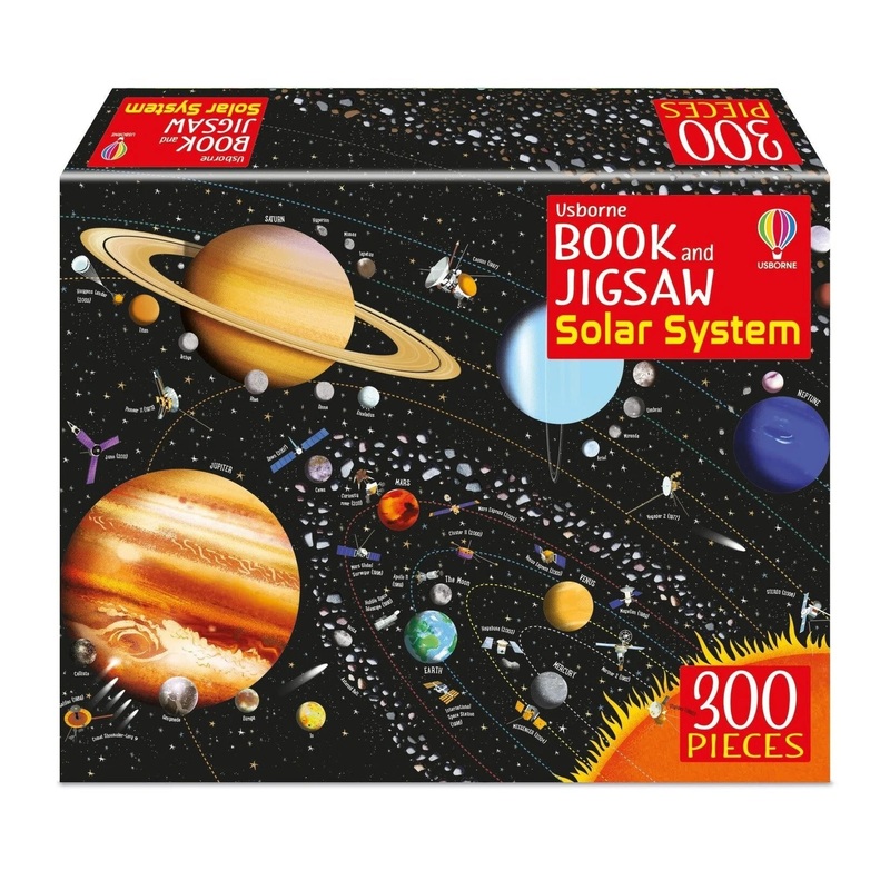 Usborne: Book and 300pc Jigsaw: The Solar System