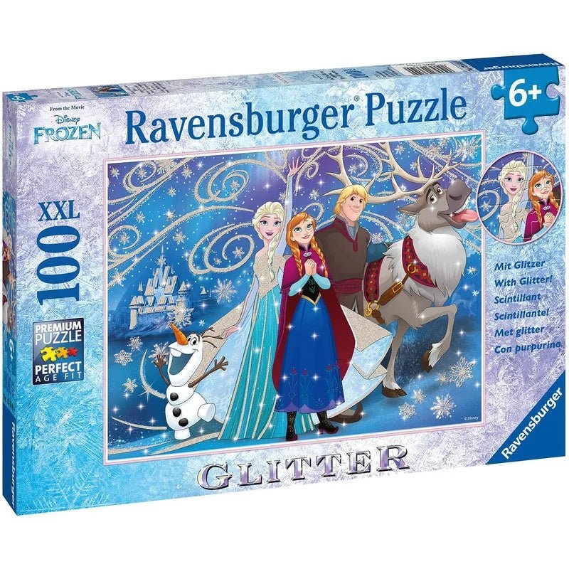Ravensburger – Frozen II Glittery Snow Puzzle – 100 pc puzzle