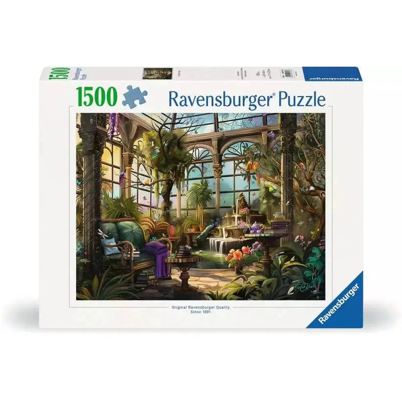 Ravensburger – The Greenhouse by Rose Khan – 1500pc Adult Puzzle
