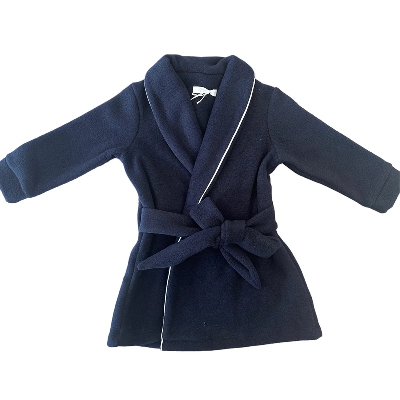 Coccode – Boys Navy Blue Dressing Gown Sleeping Coat