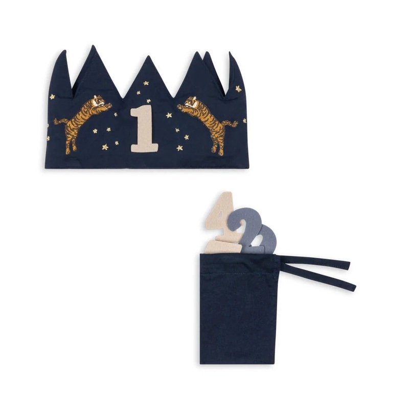 Birthday Crown (Incl Numbers 1-9) Glitter – Tiger