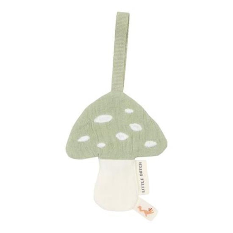Pacifier Cloth, Muslin – Mushroom