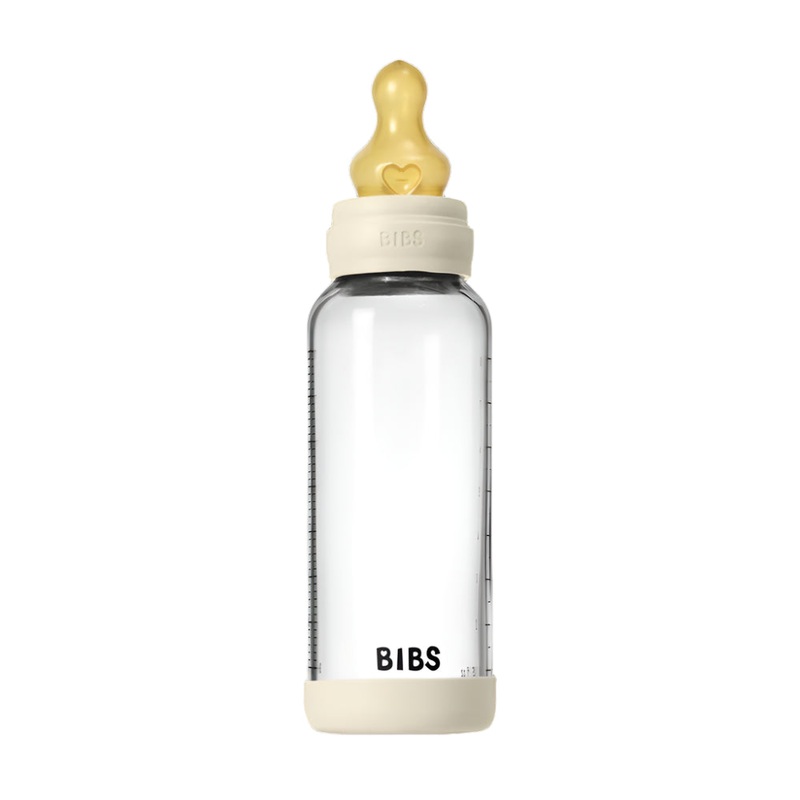 Baby Glass Bottle Set 240ml Latex – Ivory
