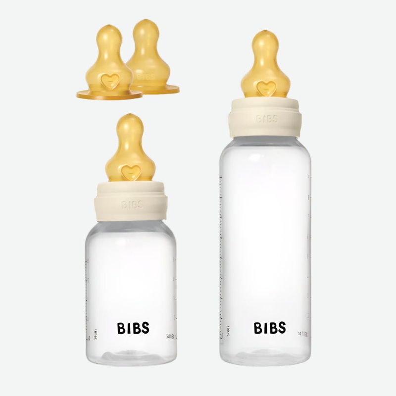 Baby Plastic Bottle Grow and Flow Set 150ml/270ml Latex – Ivory