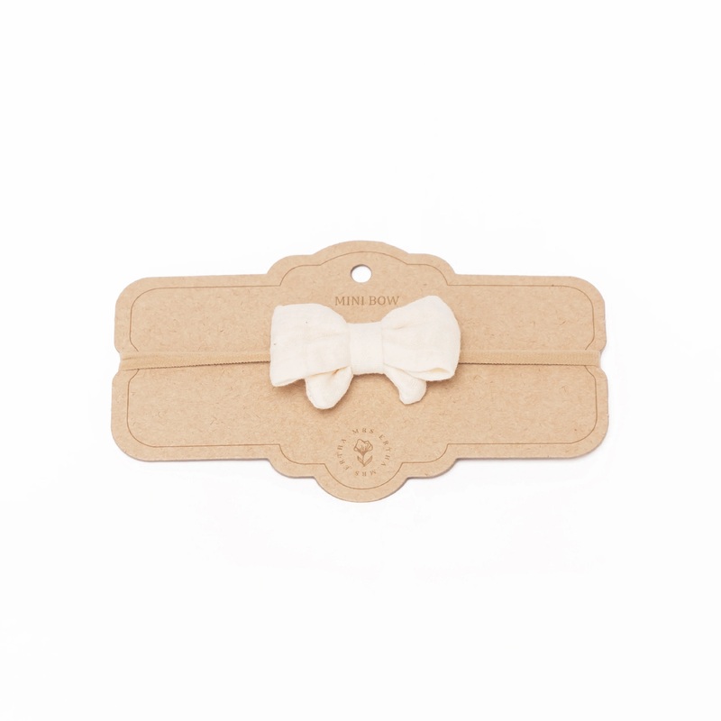 Little Bow Headband – Vanilla
