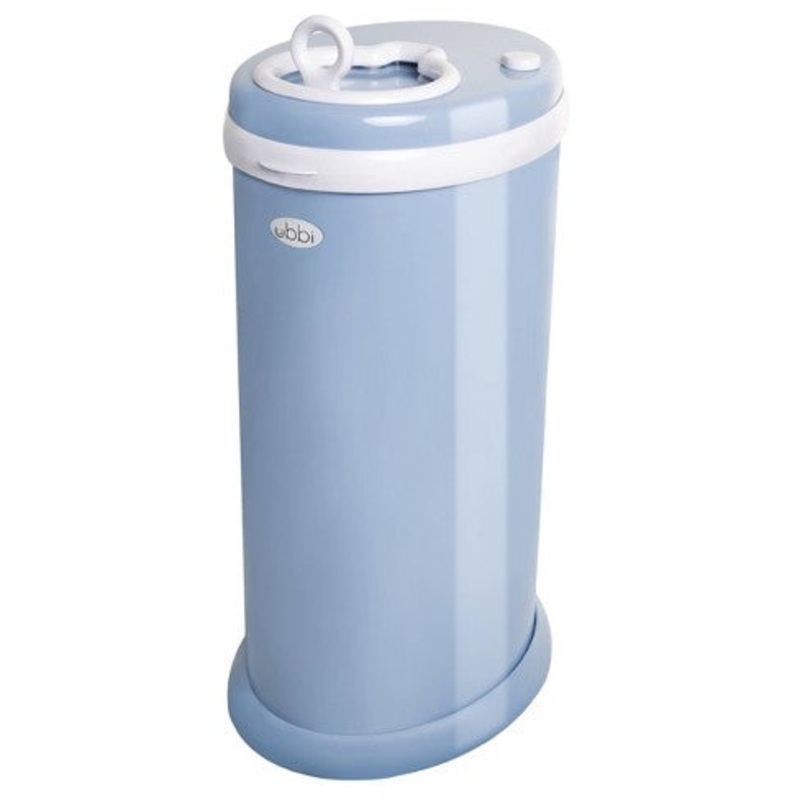 Diaper Bin, Odor Control Steel – Cloudy Blue