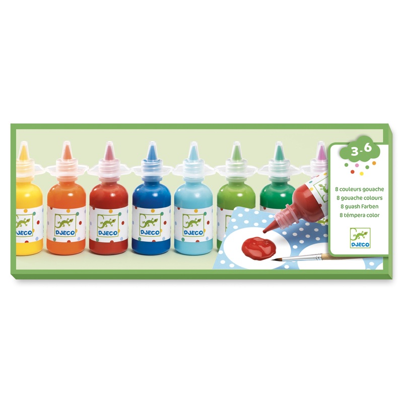 Poster Paint, 8 Bottles Inc Paint Brush & Palette