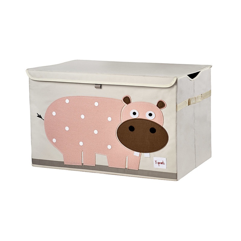 Storage Chest – Pink Hippo