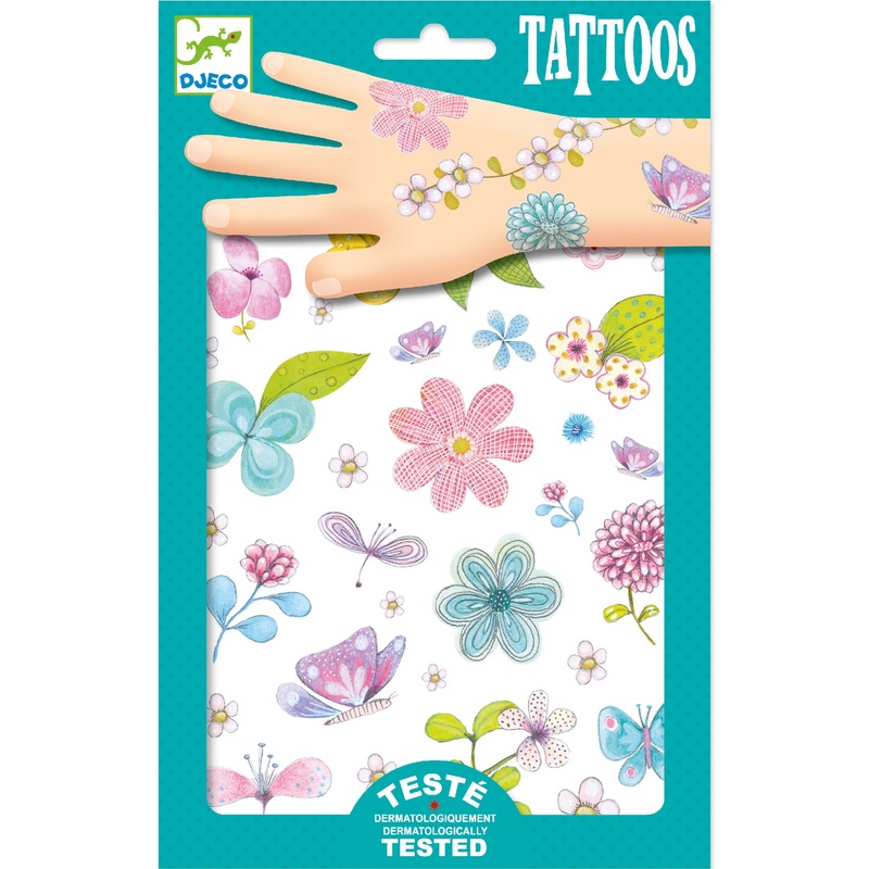Tattoos Glitter, Pack of 69 – Flowers