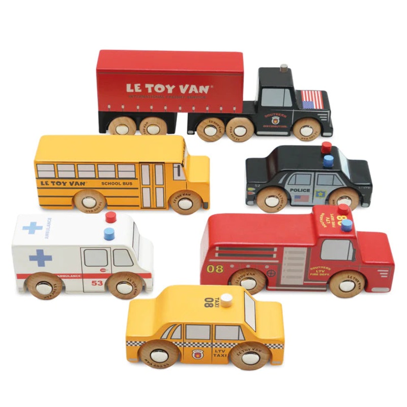 New York Toy Car Set, 7 Pieces (2+ Years)