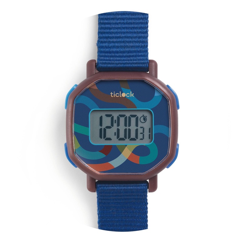 Digital Watch – Blue Volute