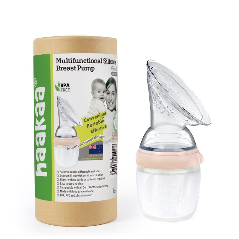 Silicone Breast Pump, Generation 3 – 160ml, Peach
