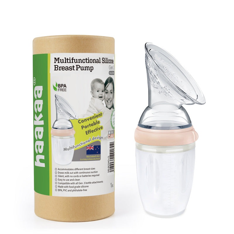 Silicone Breast Pump, Generation 3 – 250ml, Peach
