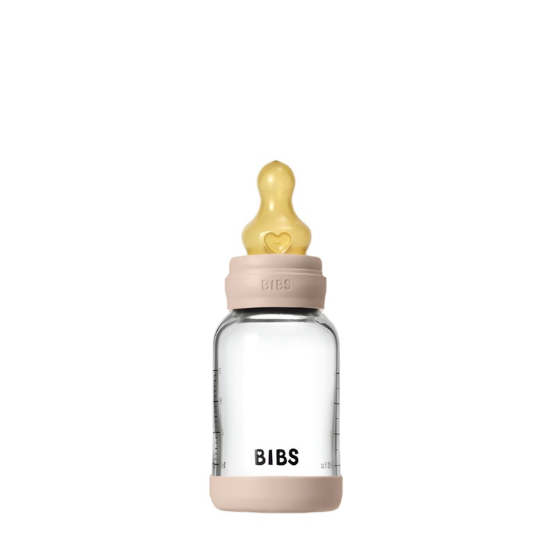 Baby Glass Bottle Set 120ml Latex – Blush