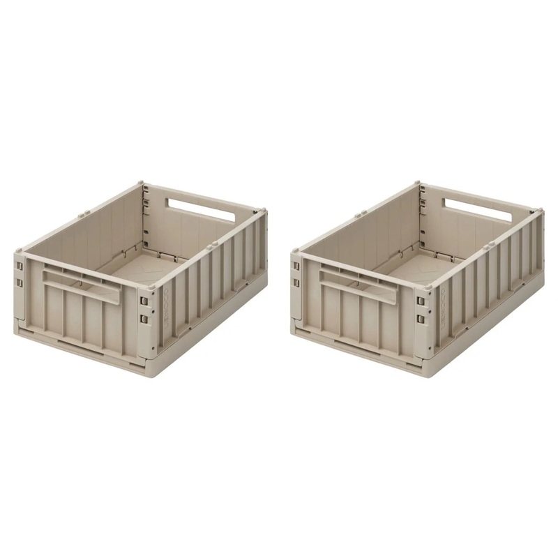 Storage Boxes 2-Pack, Medium – Various Colours
