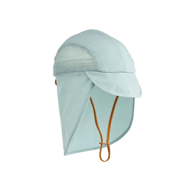Sun Hat, Lusia with Neck Flap – Ice Blue