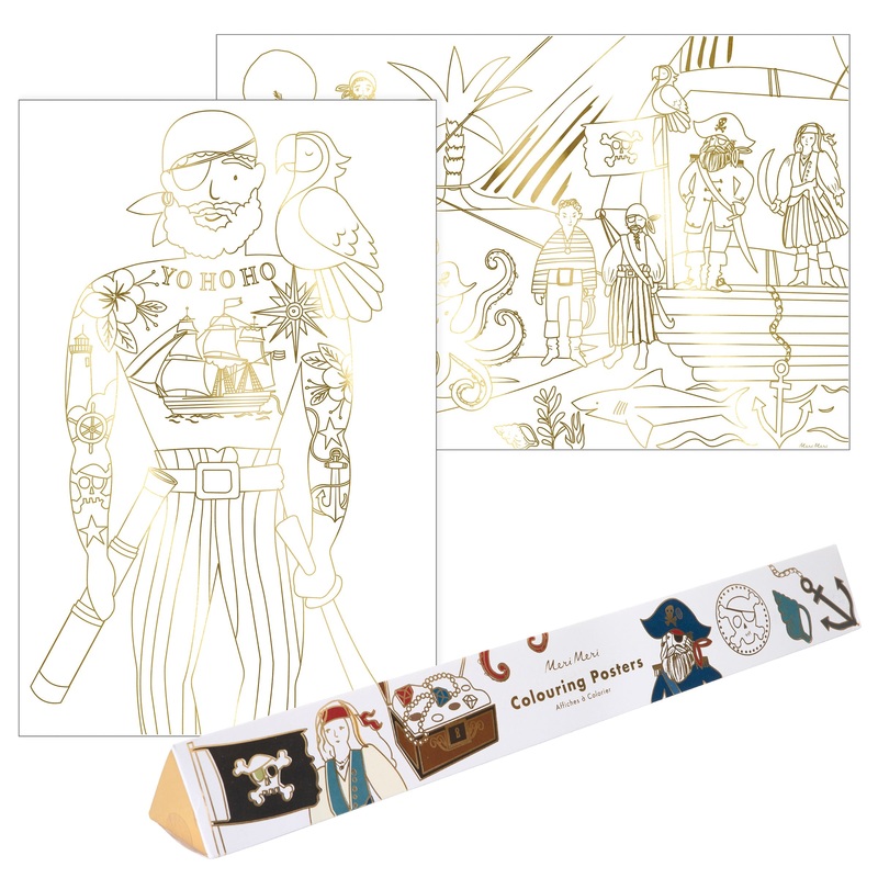 Pirate Coloring Posters (x 2)