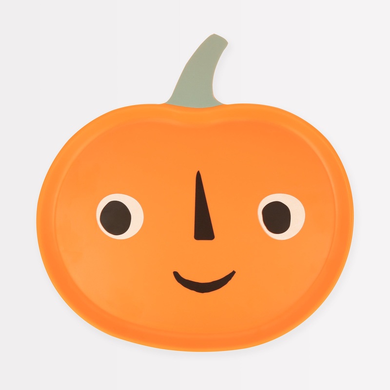 Reusable Jack O’ Lantern Plate