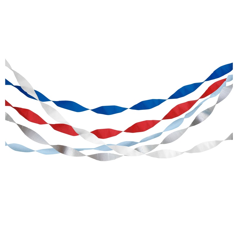 4th of July Streamers (x 5)