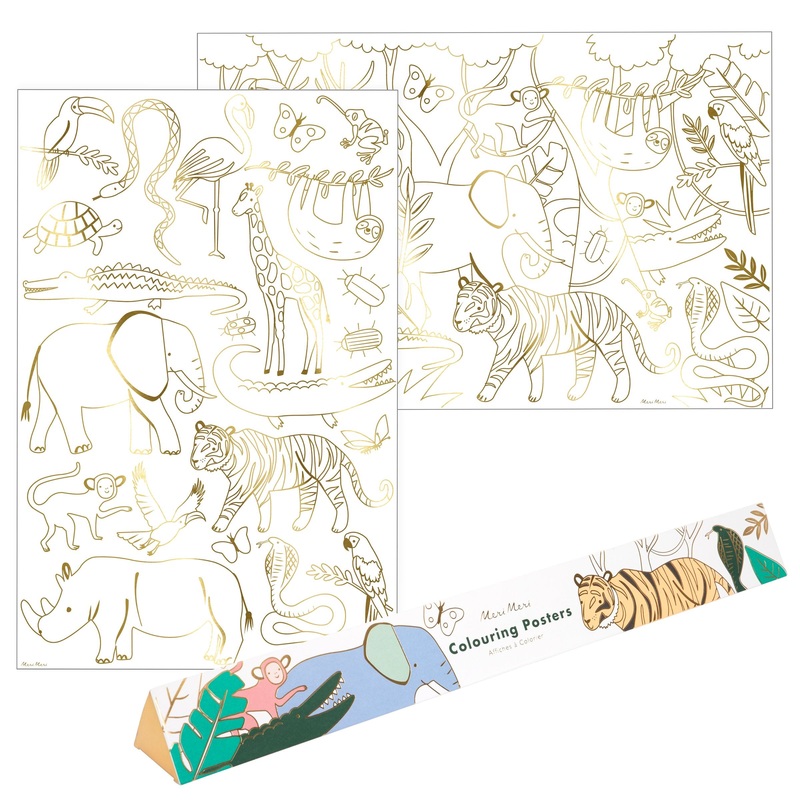 Jungle Coloring Posters (x 2)