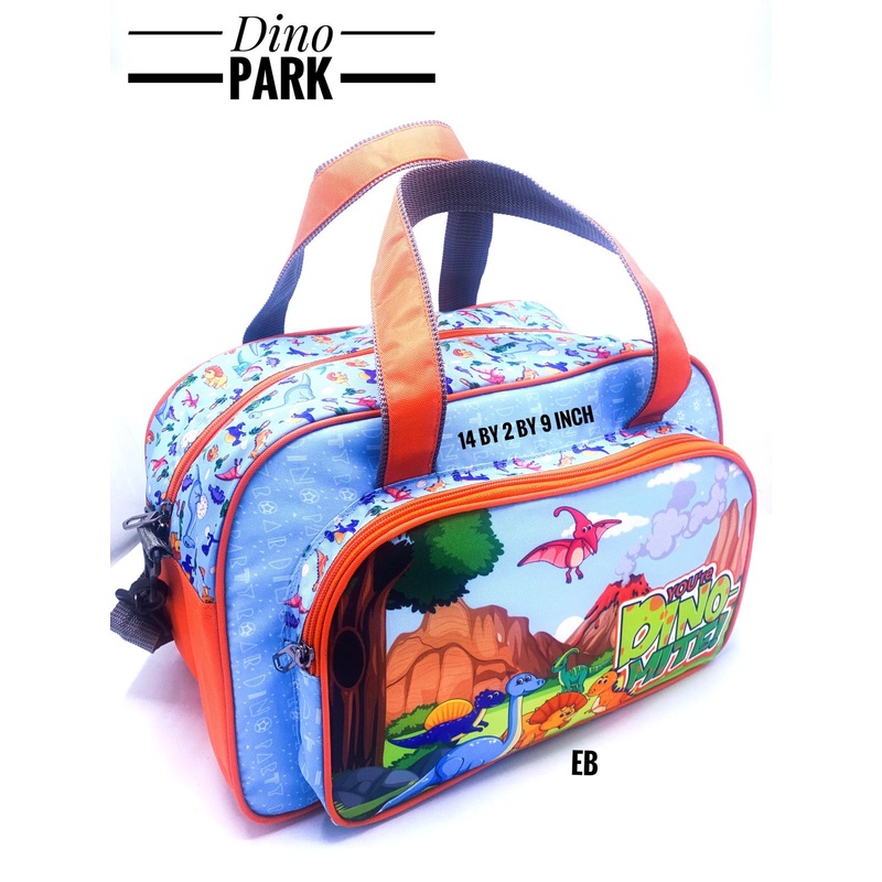 Duffle Bag with a Front Pocket (Dino)