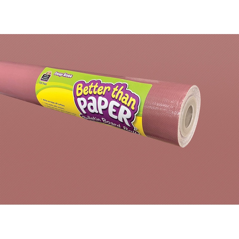 Teacher Created Resources Deep Rose Better Than Paper Bulletin Board Roll