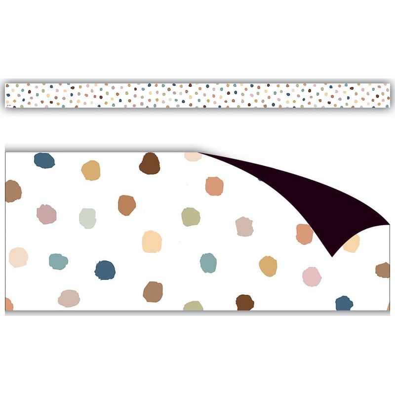 Teacher Created Resources Everyone is Welcome Painted Dots Magnetic Border