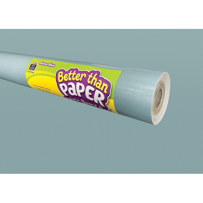 Teacher Created Resources Stone Blue Better Than Paper Bulletin Board Roll