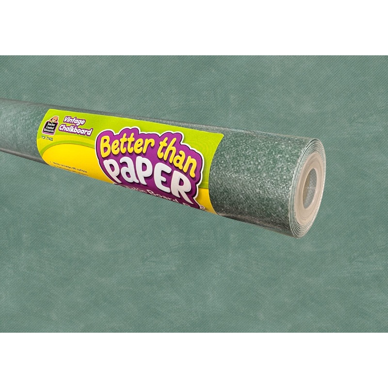 Teacher Created Resources Vintage Chalkboard Better Than Paper Bulletin Board Roll