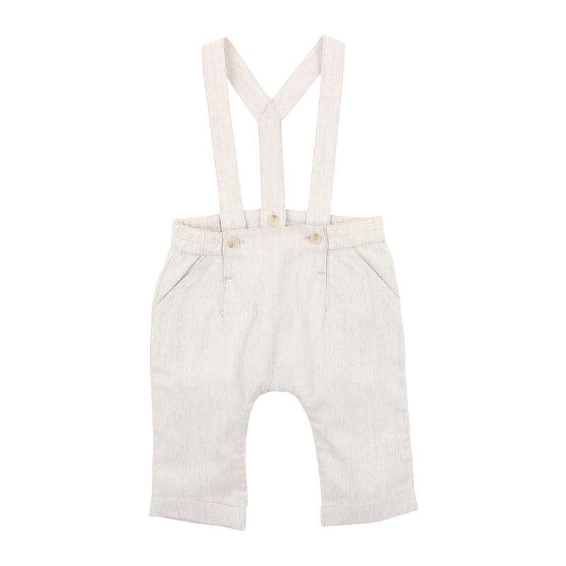 CHARLES CHRISTENING OVERALLS – IVORY